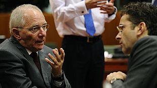 El Eurogrupo pacta un 'cortafuegos' para apoyar al fondo com&uacute;n de resoluci&oacute;n bancaria