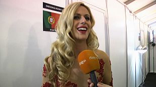 Suzy de Portugal: no ganó pero conquistó el corazón de los eurofans de Copenhague