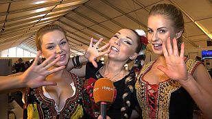 Cleo y sus bellezas polacas: 'Venimos a Eurovisión con una actuación muy sexy'