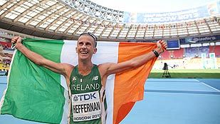 Heffernan gana el oro en los 50 km marcha; García Bragado acaba 12º Heffernan gana el oro en los 50 km marcha; García Bragado acaba 12º