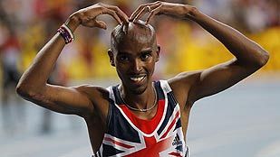 El británico Mo Farah y la jamaicana Fraser-Pryce hacen doblete El británico Mo Farah y la jamaicana Fraser-Pryce hacen doblete
