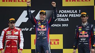 Vettel supera a Alonso en el circuito de Monza Vettel supera a Alonso en el circuito de Monza