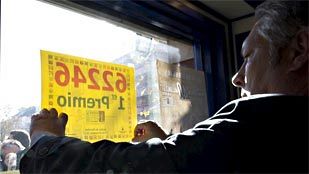 El Gordo da en Leganés el beneficio de Bankia El Gordo da en Leganés el beneficio de Bankia