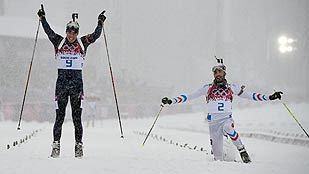 El noruego Svendsen deja al francés Fourcade sin su tercer oro El noruego Svendsen deja al francés Fourcade sin su tercer oro