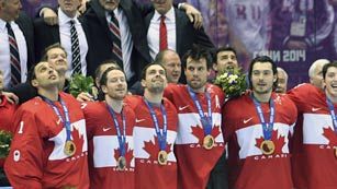 Canadá gana su noveno oro olímpico en hockey hielo Canadá gana su noveno oro olímpico en hockey hielo