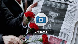 Las imágenes de la capilla ardiente Las imágenes de la capilla ardiente