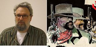 R.M.Guéra y su interpretación de los protagonistas de 'Django desencadenado' R.M.Guéra y su interpretación de los protagonistas de 'Django desencadenado'