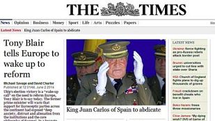 La abdicación del rey Juan Carlos I en la prensa internacional La abdicación del rey Juan Carlos I en la prensa internacional