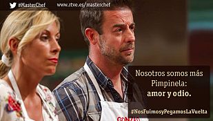 Marina y Gonzalo, juntos aunque no revueltos, dejan MasterChef Marina y Gonzalo, juntos aunque no revueltos, dejan MasterChef