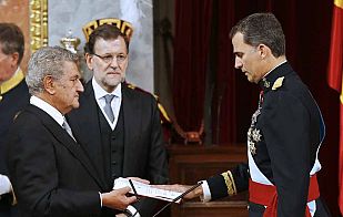 El rey Felipe VI jurado su cargo sobre la Constitución El rey Felipe VI jurado su cargo sobre la Constitución