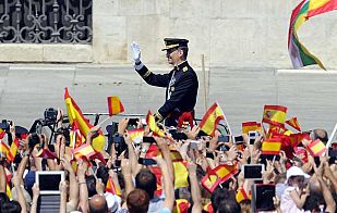 La primera proclamación de un rey en España en Internet