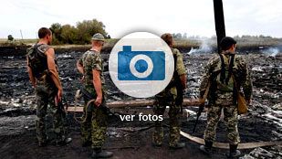 Las imágenes de la tragedia aérea de Donetsk Las imágenes de la tragedia aérea de Donetsk