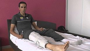 Contador en su Twitter: "Adiós a la Vuelta"
