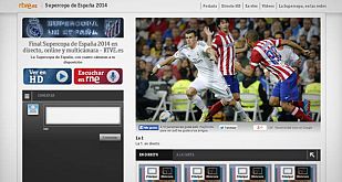 Así es el multiseñal que puedes disfrutar en http://www.rtve.es/supercopa/directo. Así es el multiseñal que puedes disfrutar en http://www.rtve.es/supercopa/directo.