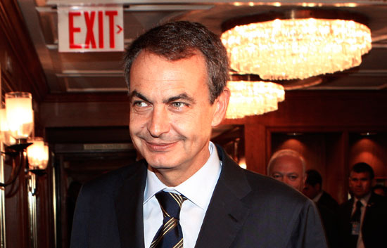 Zapatero propone destinar el 0,7% del PIB a combatir el cambio clim&aacute;tico
