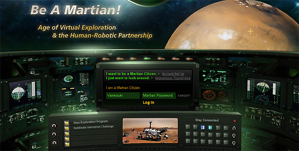 'Be a Martian' es un proyecto puesto en marcha por la NASA para obtener la ayuda de los 'cibermarcianos' en la documentación de los mapas del planeta. 'Be a Martian' es un proyecto puesto en marcha por la NASA para obtener la ayuda de los 'cibermarcianos' en la documentación de los mapas del planeta.