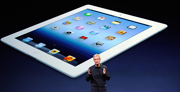 Tim Cook presenta el nuevo iPad que saldr&aacute; a la venta el 16 de marzo