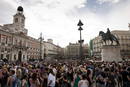 CONCENTRACI&Oacute;N DEL MOVIMIENTO 15M EN LA PUERTA DEL SOL