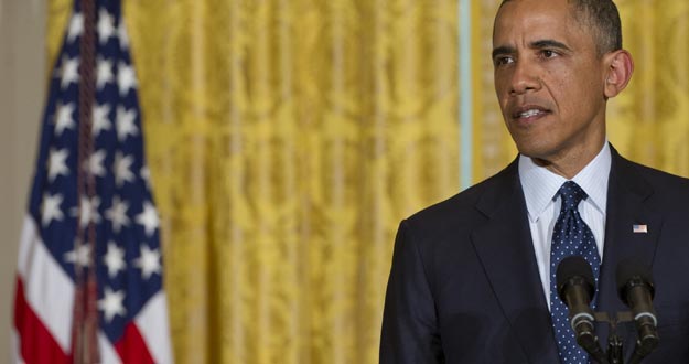 El presidente de Estados Unidos, Barack Obama, en su comparecencia ante la prensa en la Casa Blanca