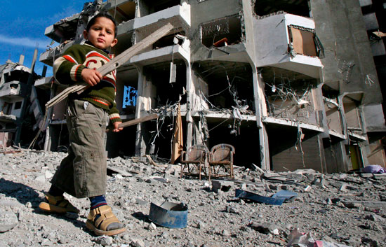18 d&iacute;as de ofensiva sobre Gaza