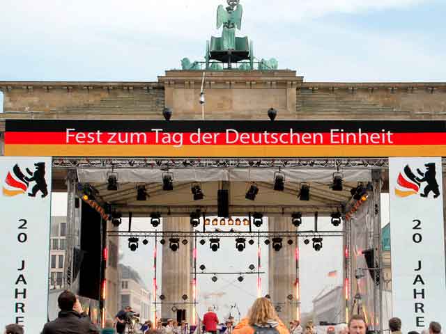 Alemania celebra el veinte aniversario de la reunificaci&oacute;n