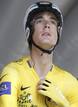 El ciclista luxemburgu&eacute;s del equipo Leopard-Trek, Andy Schleck, espera a la salida de la contrarreloj individual de la 20&ordf; etapa del Tour de Francia.