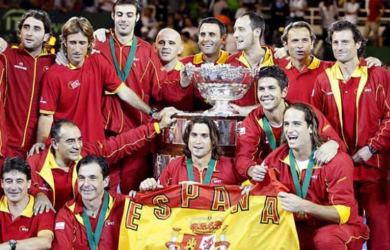 La primera Davis, en 2000, luego en 2004, 2008 y....