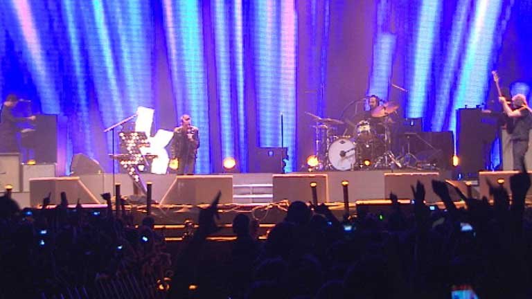 20.000 personas  al son de The Killers