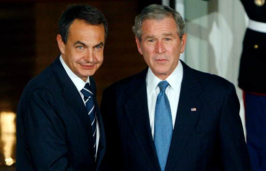 2008 - Zapatero, en la Casa Blanca