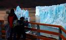 Aspecto del glaciar despu&eacute;s de romperse, ante la at&oacute;nita mirada de alguno de los turistas que no pudieron contemplar el espect&aacute;culo porque se produjo de madrugada.