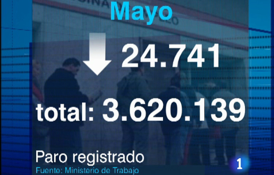 El paro baja por primera vez despu&eacute;s de continuas subidas desde hace m&aacute;s de un a&ntilde;o