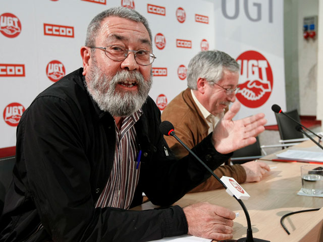 Los secretarios generales de UGT y CC.OO. anuncian la huelga general del 29 de septiembre