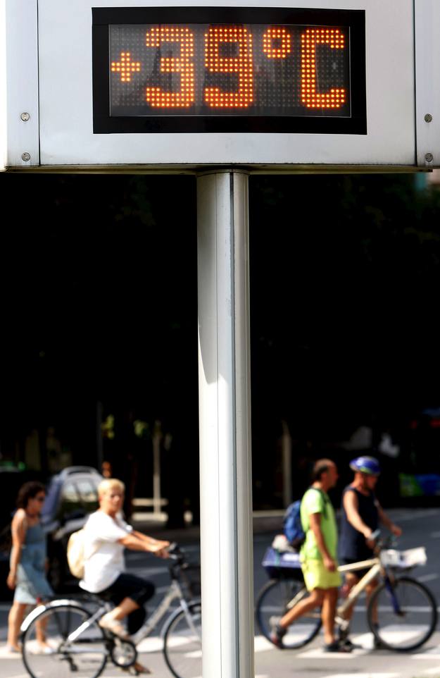 39 grados en San Sebasti&aacute;n