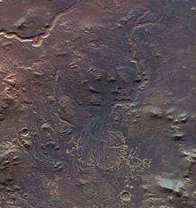 El delta del cr&aacute;ter Eberswalde