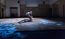 Los bailarines Hannes Langolf y Christina May