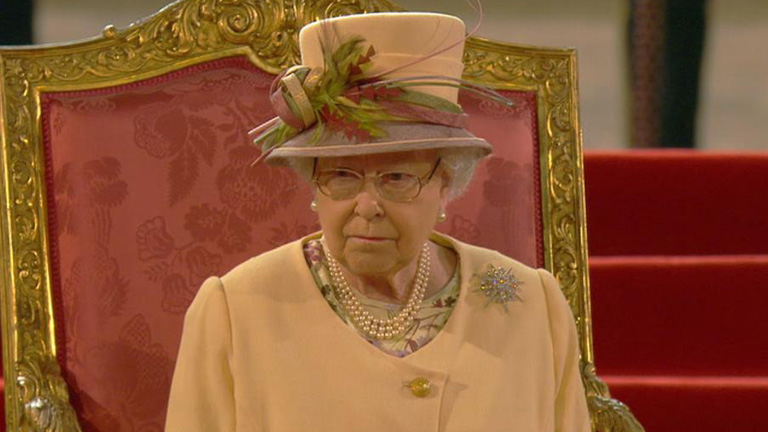 Conmemoraci&oacute;n del 60 aniversario de la reina Isabel II en el Parlamento brit&aacute;nico