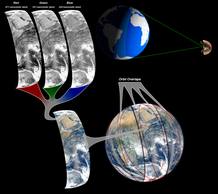Las fotografías de la 'Canica Azul' han sido creadas gracias a las imágenes captadas por el satélite de observación de la tierra Suomi NPP Las fotografías de la 'Canica Azul' han sido creadas gracias a las imágenes captadas por el satélite de observación de la tierra Suomi NPP