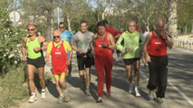 Ir al Video&nbsp;Los abuelos del marat&oacute;n de Madrid
