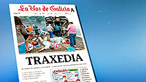 El accidente de tren de Santiago, en las portadas de la prensa española