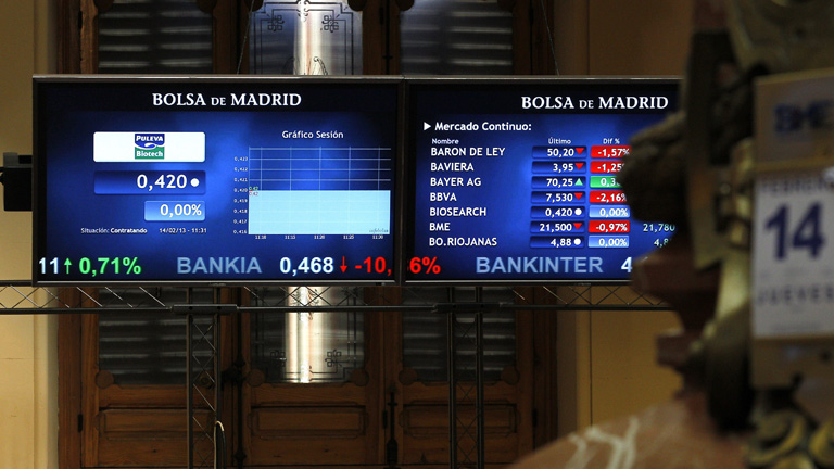 Las acciones de Bankia caen un 12,39% tras las dudas suscitadas sobre su valoraci&oacute;n final