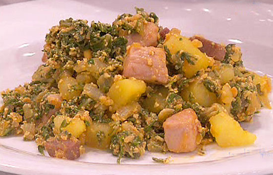 Saber cocinar - Acelgas con patatas 