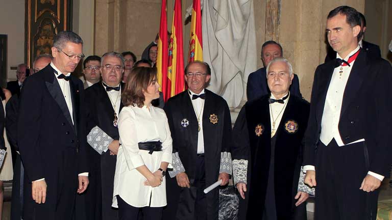 Acto institucional en el Supremo sin que D&iacute;var aclare su situaci&oacute;n