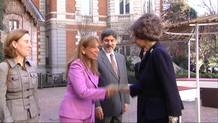 Acto protocolario de la embajadora de Ecuador con SM la Reina Sof&iacute;a