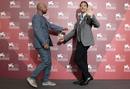 Actor Fiorello and director Crialese arrive to pose during a photocall for their film 