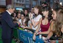 El actor fue uno de los m&aacute;s aclamados por los fans en la alfombra verde del FesTVal.