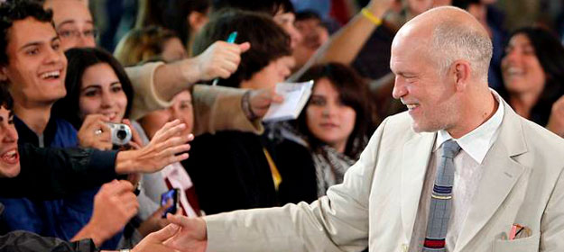 El actor estadounidense John Malkovich en la gala inaugural de la 58 edición del Festival internacional de Cine de San Sebastián El actor estadounidense John Malkovich en la gala inaugural de la 58 edición del Festival internacional de Cine de San Sebastián