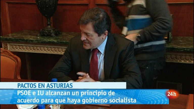 Parlamento - Parlamentos auton&oacute;micos - Acuerdo en Asturias PSOE-IU 14/04/2012