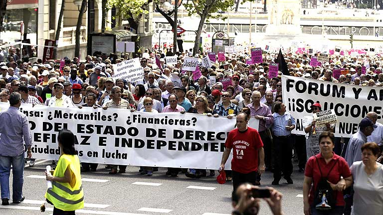 Afectados de F&oacute;rum y Afinsa exigen justicia siete a&ntilde;os despu&eacute;s