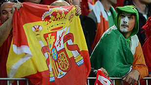 Ver v&iacute;deo  'Las aficiones irlandesa y espa&ntilde;ola estuvieron de 10'