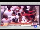 Ir al Video&nbsp;Agencias de noticias y televisiones de todo el mundo cubren los Sanfermines